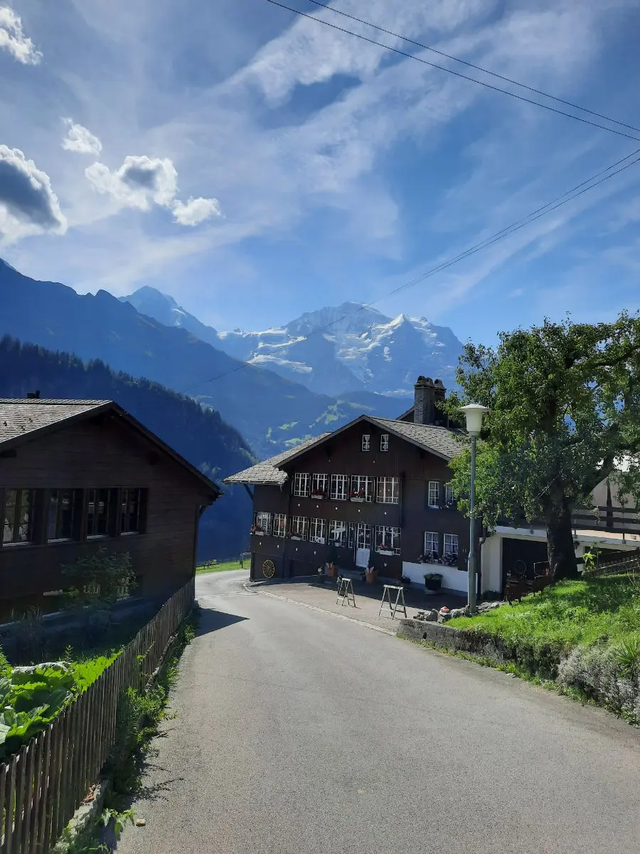 Isenfluh village streets