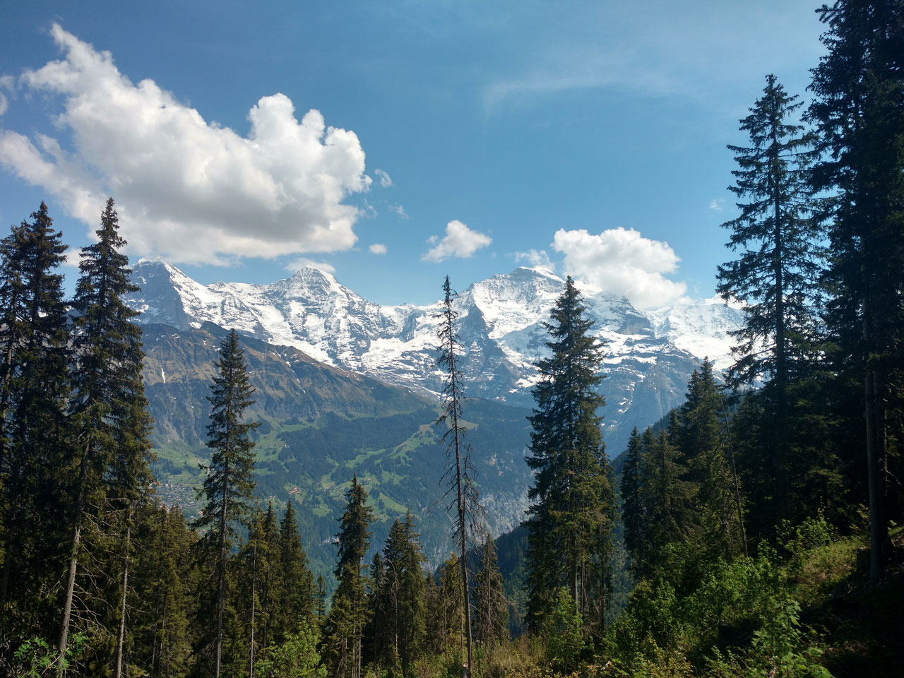stunning views in Grindelwald