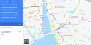 Zurich walking map