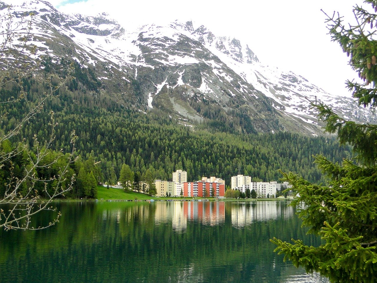 St Moritz lake