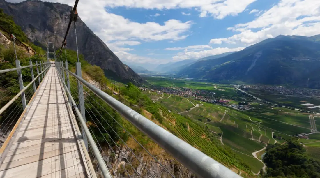 Passerelle à Farinet