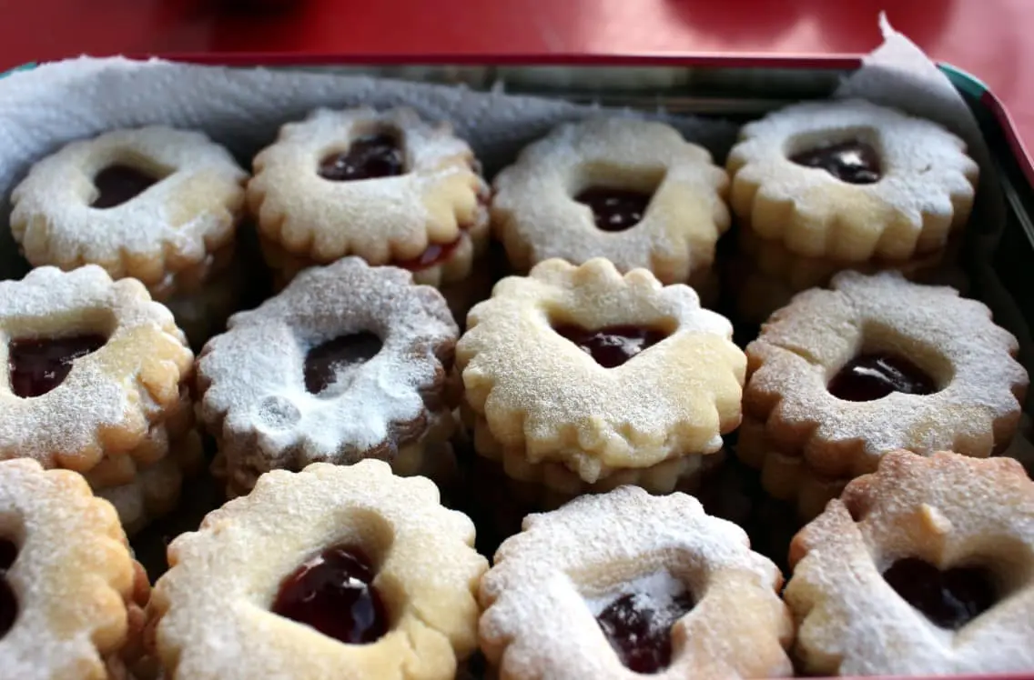 Spitzbuben Cookies 