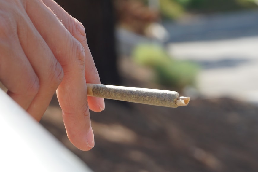 A joint of weed in Costa Rica