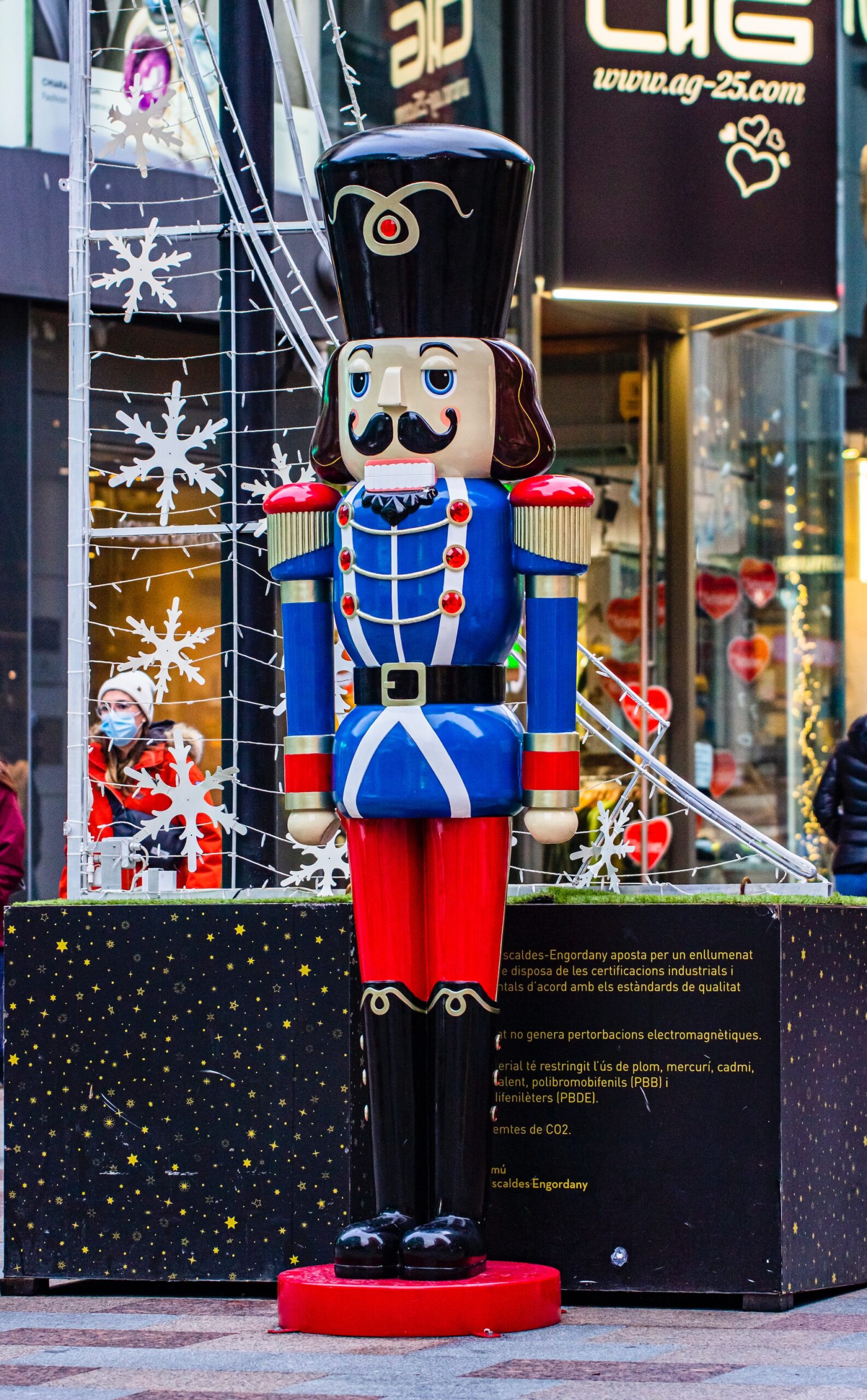 A huge toy soldier in Andorra.