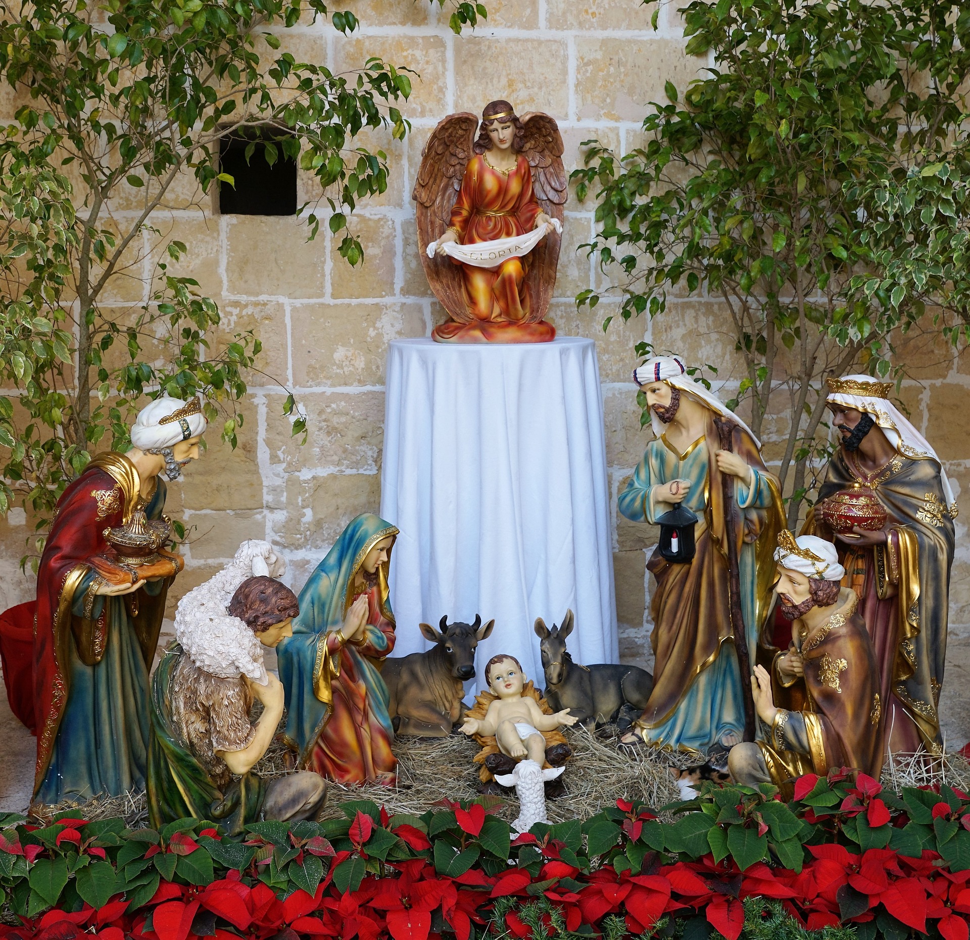 Christmas crib in Malta.