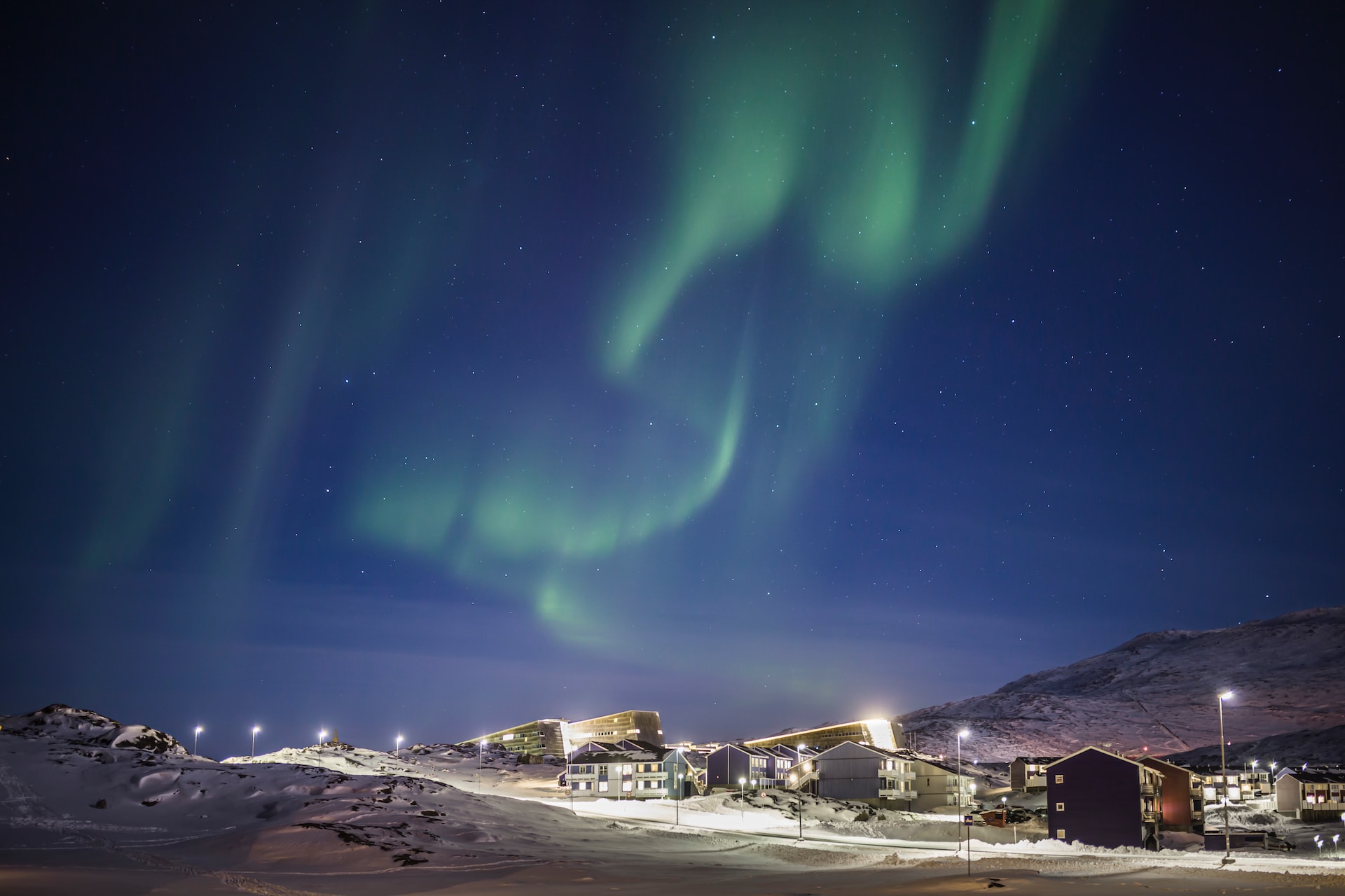 The Northern Lights in Greenland are a sight to behold.