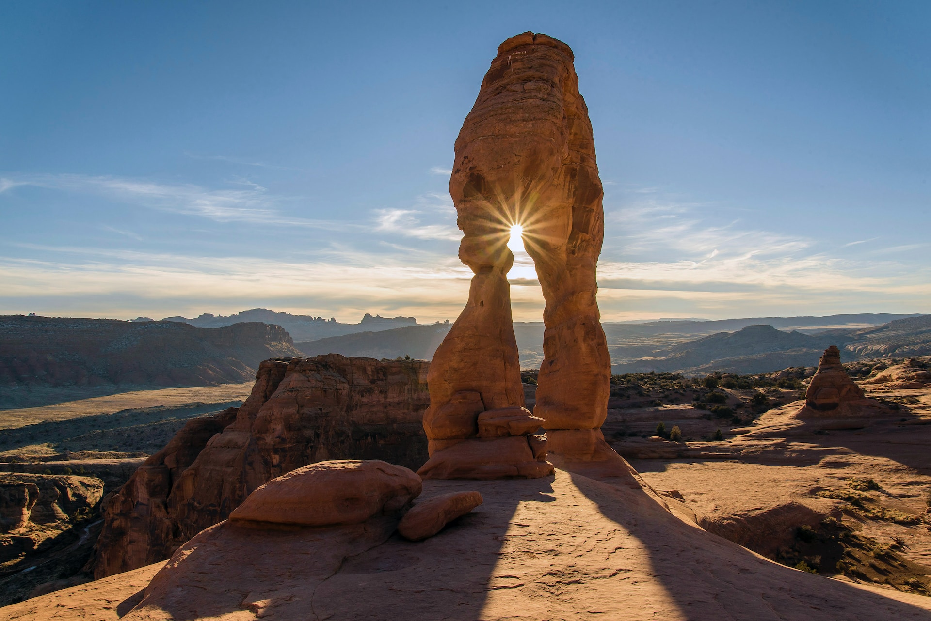 The magnificent Arches National Park.