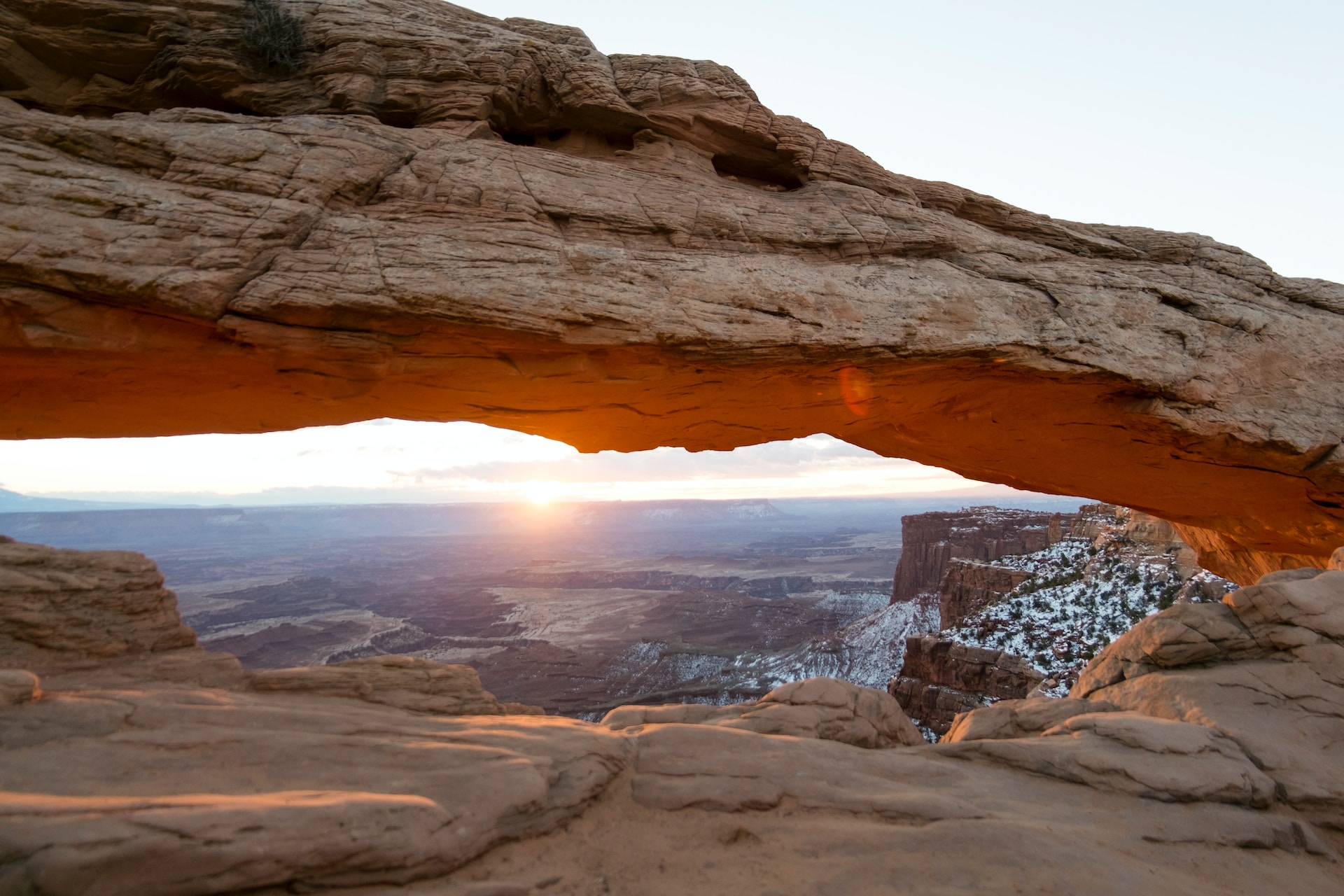An iconic arch in the Canyonlands.