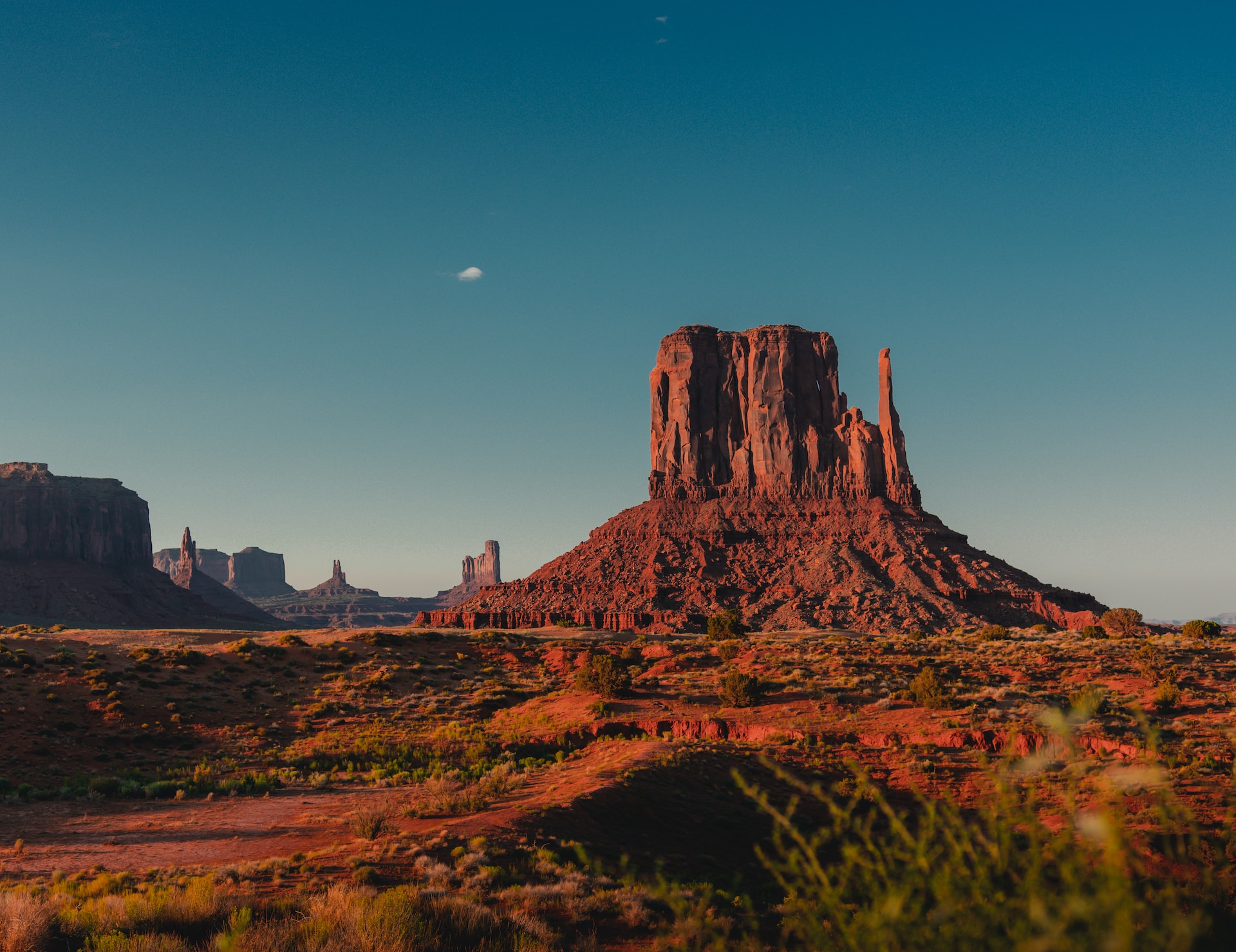 The iconic Monument Valley.