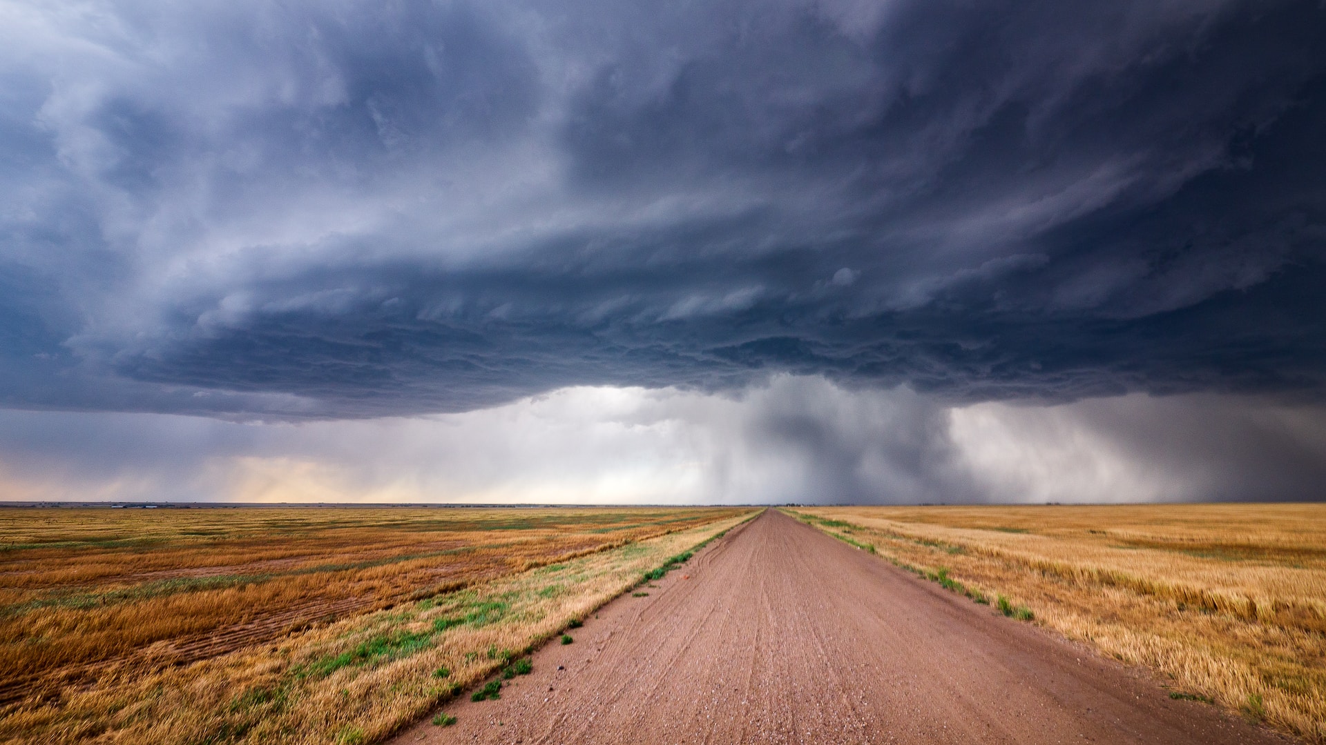 A gathering storm over Kansas. 