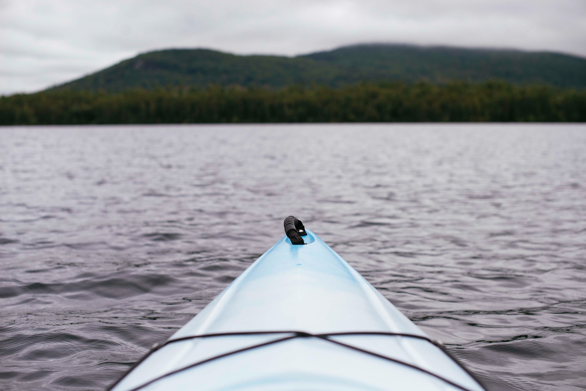 Kayaking in a lake