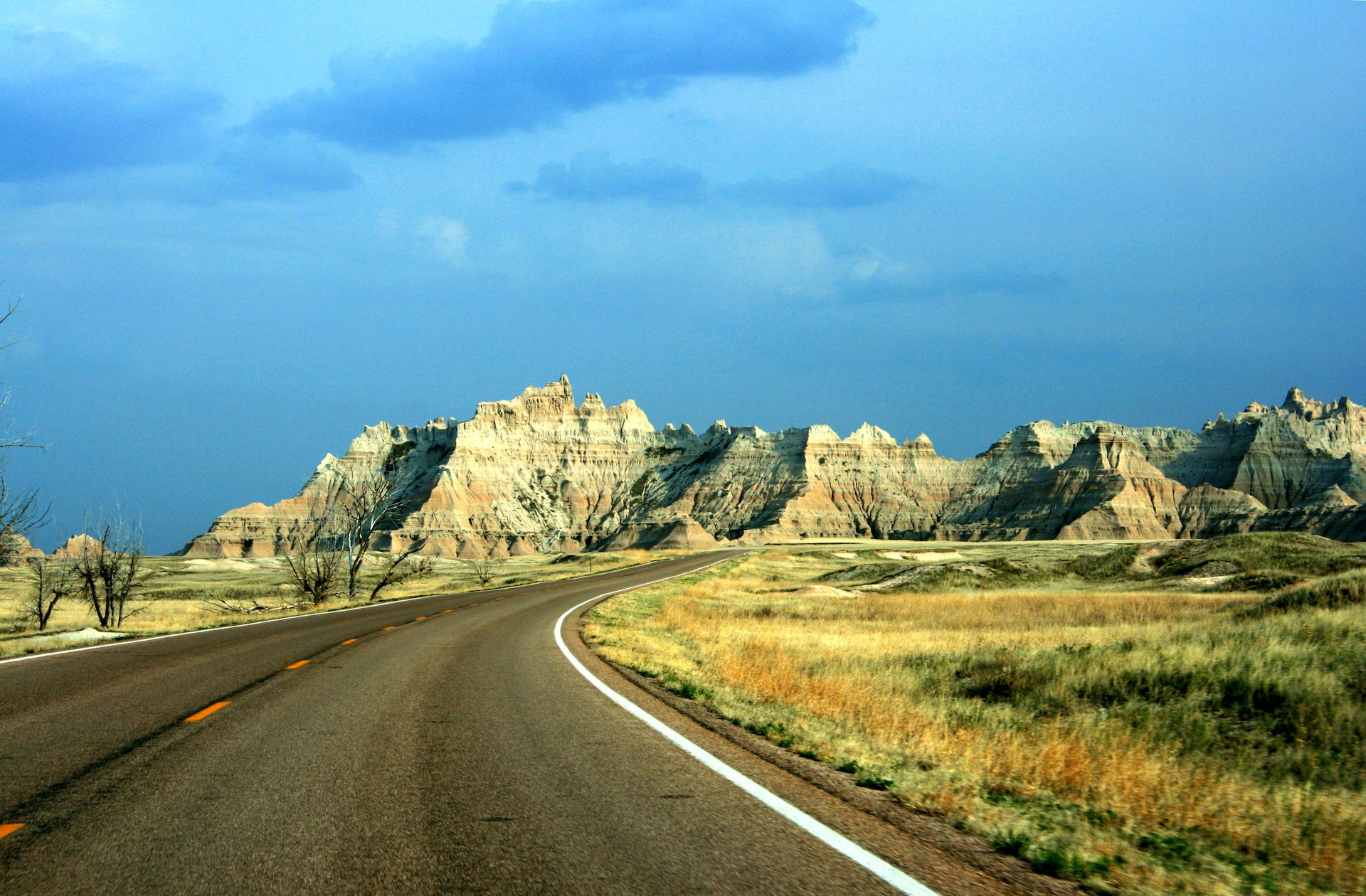 A road in South Dakota.