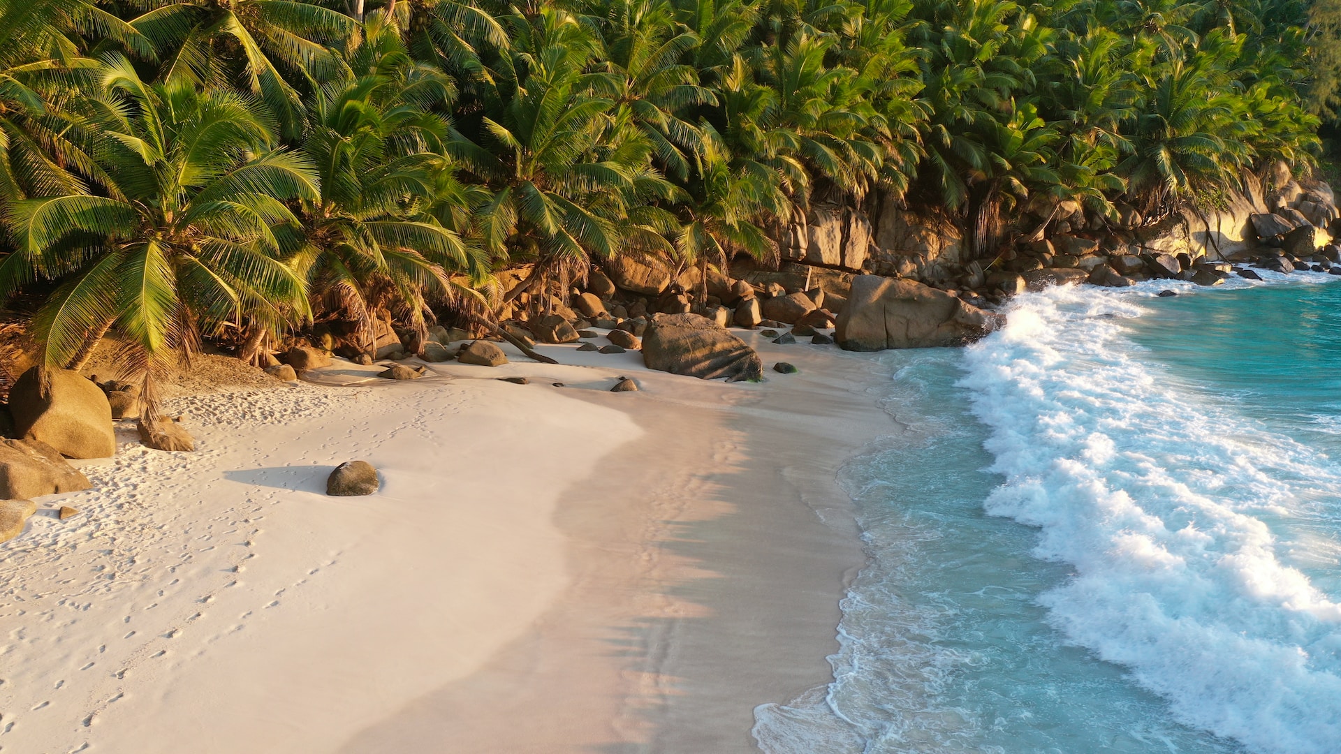 A beach in Seychelles