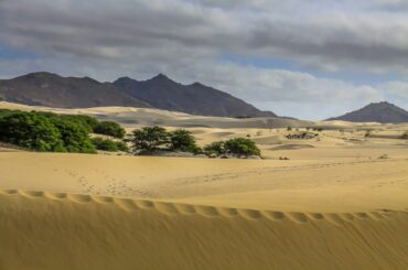 A desert in Cape Verde