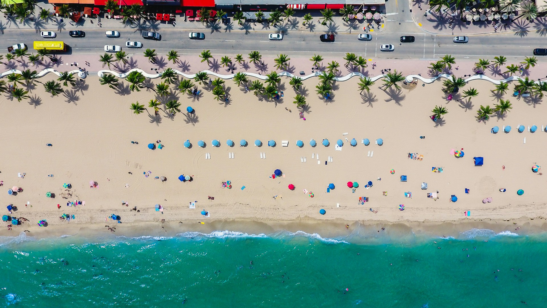 A beach in Fort Lauderdale