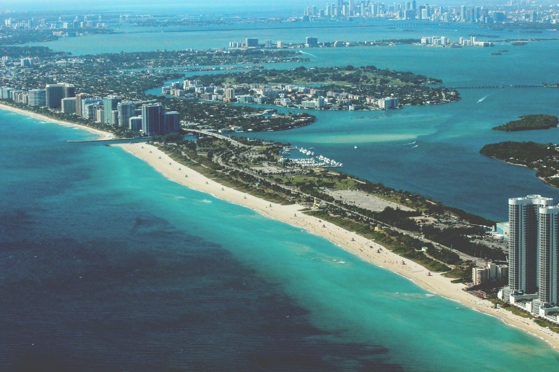 Miami Beach from air
