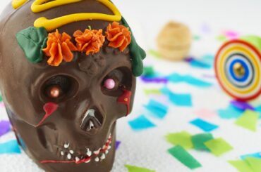 A chocolate skull in Mexico