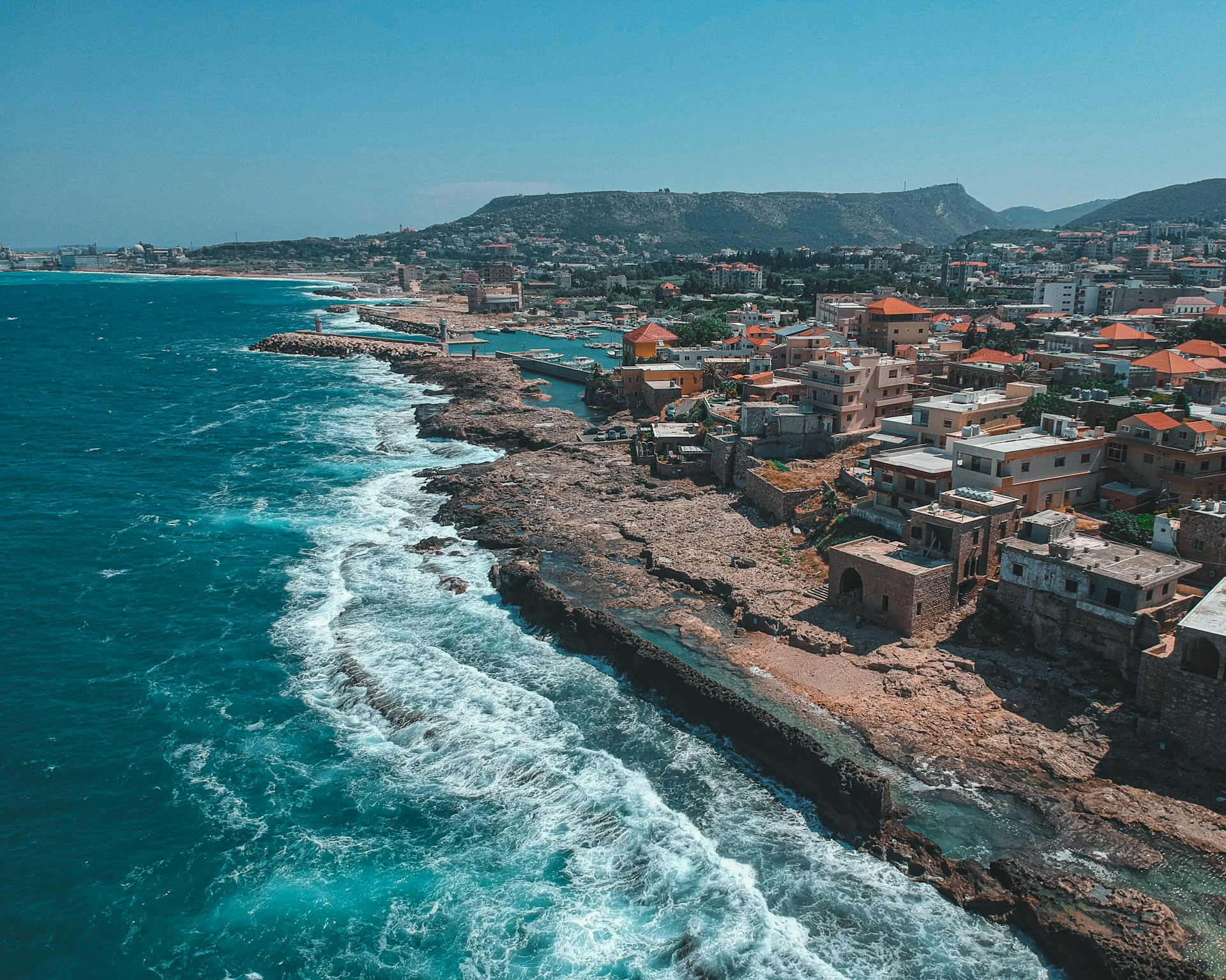A coastal town in Lebanon.